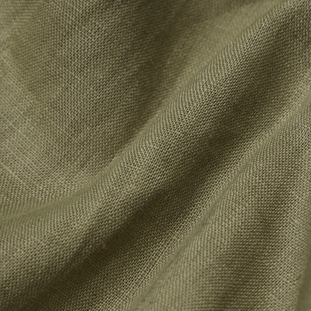 NWT Aritzia Barrafina Linen Dress in Sun-dried Olive 10 - Picture 8 of 8